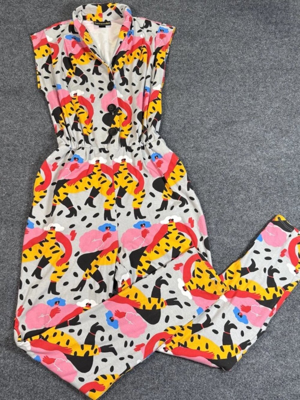 Nooworks Colorful Dancing Ladies Magic Suit Coveralls Jumpsuit - Picture 5 of 12